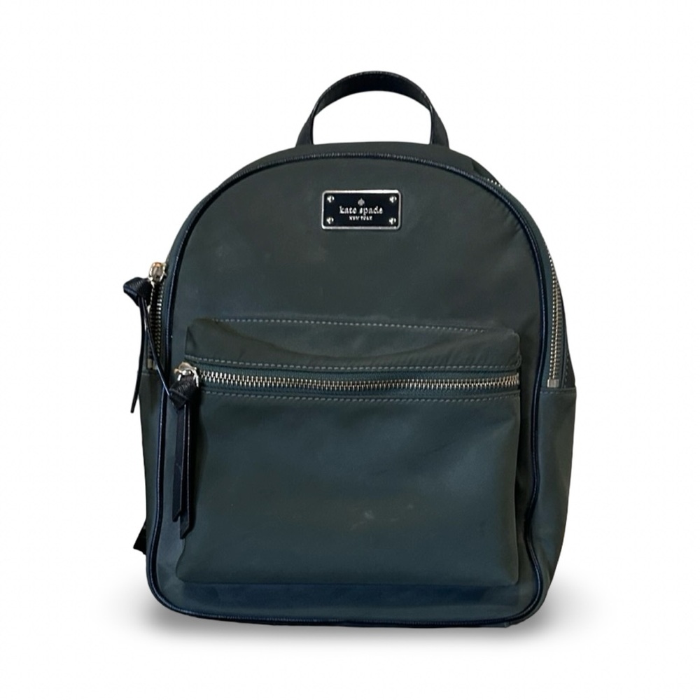 Kate Spade nylon forest green Backpack